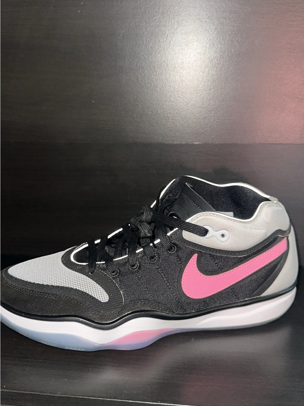 Nike Air Zoom GT Hustle 2 Black Platinum White Sneakers DJ9405-004 Size 10.5M